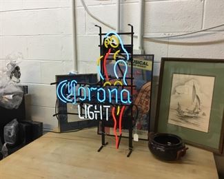 Corona light sign