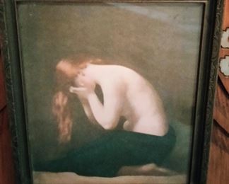 The Magdalen Weeping Lithograph 