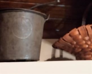 Antique Bread Maker and Basket 