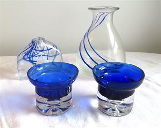 cobalt glassware