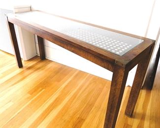 mid-century modern sofa table