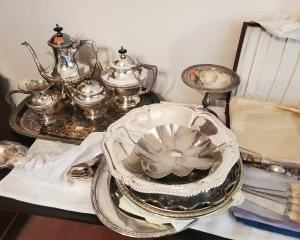 Plenty of Silver Plate Items