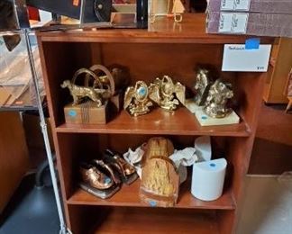Antique Brass Book Ends and Sheet Music Stand