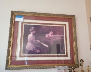 Variety of Large and Small Framed Artwork