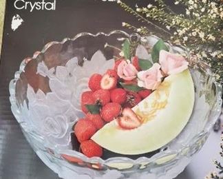 Crystal Rose Bowl
