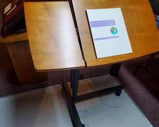 Rolling Book Table