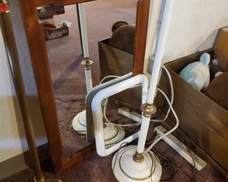 Mirrors and Floor Lamps
