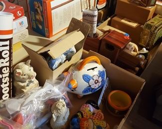 Piggy Banks and Vintage Toys