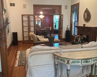 French Lune  sofa table