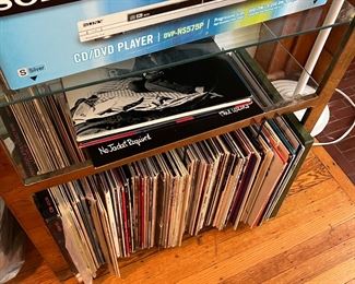 Sony cd/DVD player and records