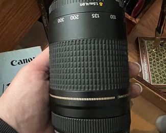 Canon lens