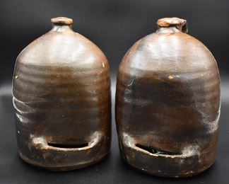 Southern Stoneware Pottery Chicken Waterers Bee Hive