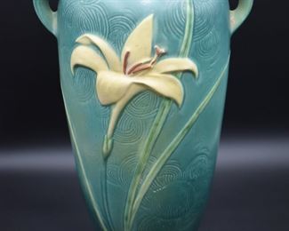 Roseville Zephyr Lily Floor Urn 19" Tall