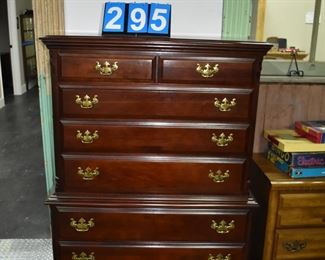 Sumter Chest on chest 6 Drawer Dresser