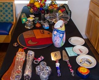 Decorative serving pieces