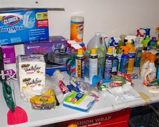 Various cleaning products