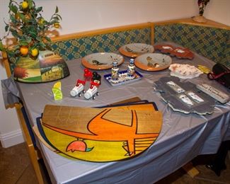 Whimsical decor(Dining table NOT for sale)