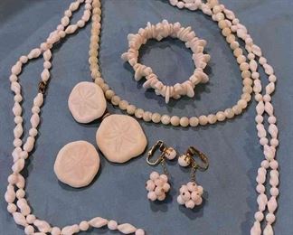Costume Jewelry In White
