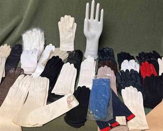 Large Group of Gloves Glove Mold