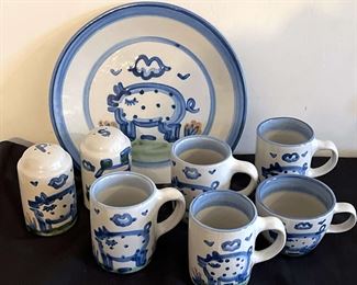 MA Hadley Pig Theme Porcelain