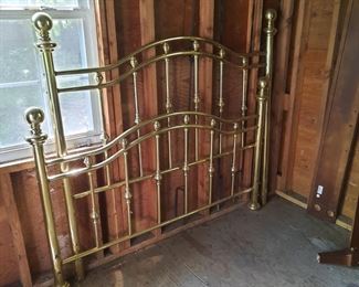 Brass bed