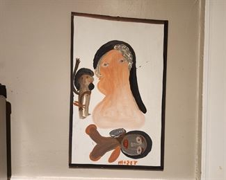 Moses T Mother and Children 13x19