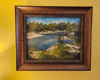Canadian Bruce Steinhoff 16x20 Grundy Lake 