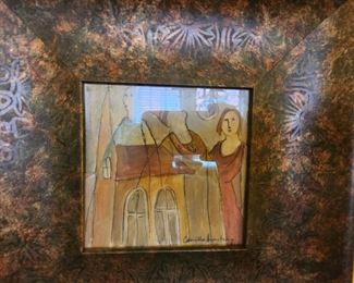 Camilla Armstrong Everyday Saints series 6x6...13x13 in frame.