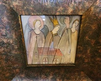 Camilla Armstrong 6x6 13x13 in frame Everyday Saints Series