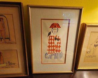 Clark Walker Piero and Birds 10x15