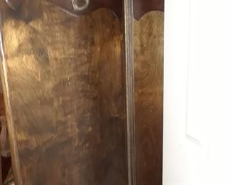 Revere side showing hooks. Unusual changing screen made from doors of a small linen press