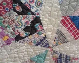 Hand sewn and pieced. Beautiful workmanship