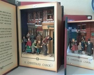 Music boxes - A Christmas Carol figures