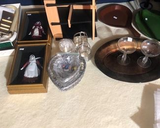 Dolls in Shadow boxes