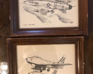 Air Force Prints 1987 in 1988 by Gil Ortega