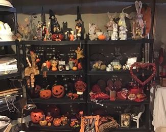 Halloween, Easter,Valentine stuff