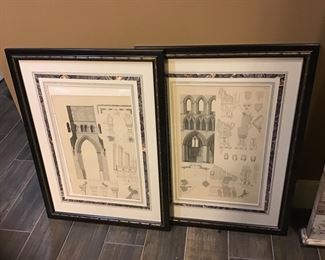 Architecture lithographs