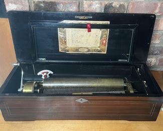 Antique Cylinder Music Boxes