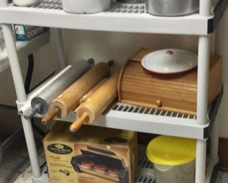 Rolling pins and vintage kitchen gadgets