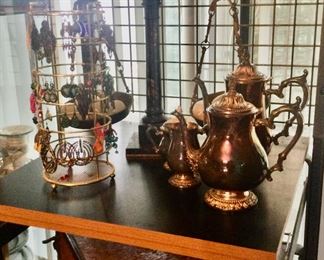 earring tree and silver service tray not in picture