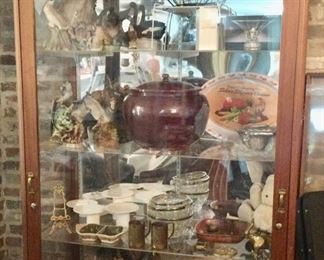 Cedar display cabinet