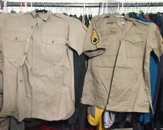 Vintage army Sargent uniforms