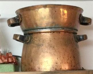 Copper steamer pot