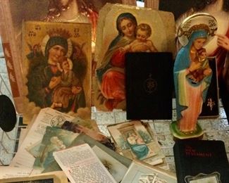 Religious cards and missiles  