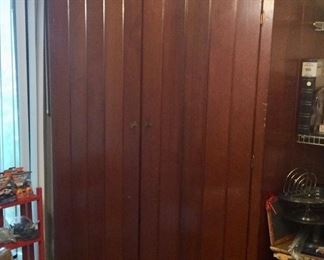 Vintage cedar closer on casters