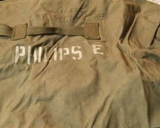 Vintage army bags