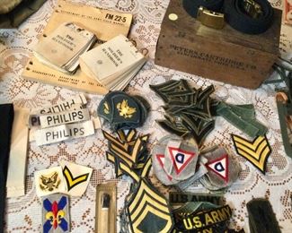 Vintage military patches