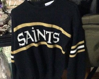 Saints sweater