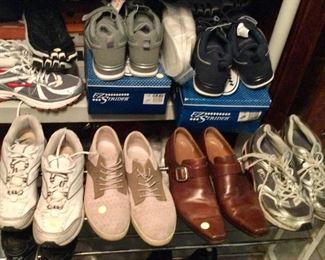 Very nice selection of dress shoes and tennis shoes