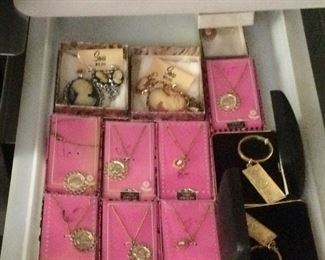 Cameo style costume jewelry